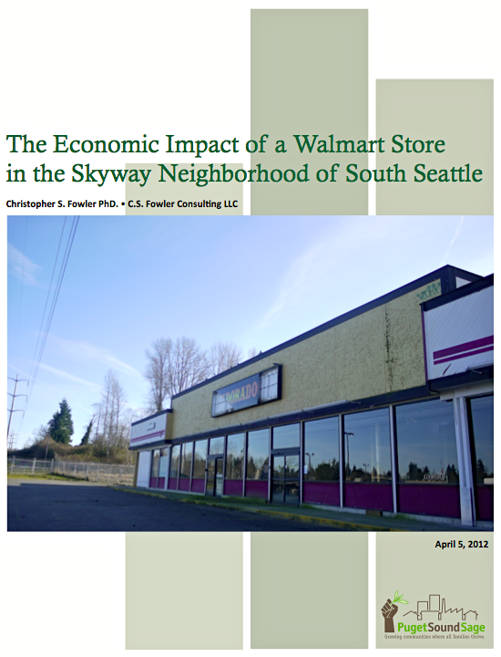 Economic Impacts of a Walmart Store in Skyway