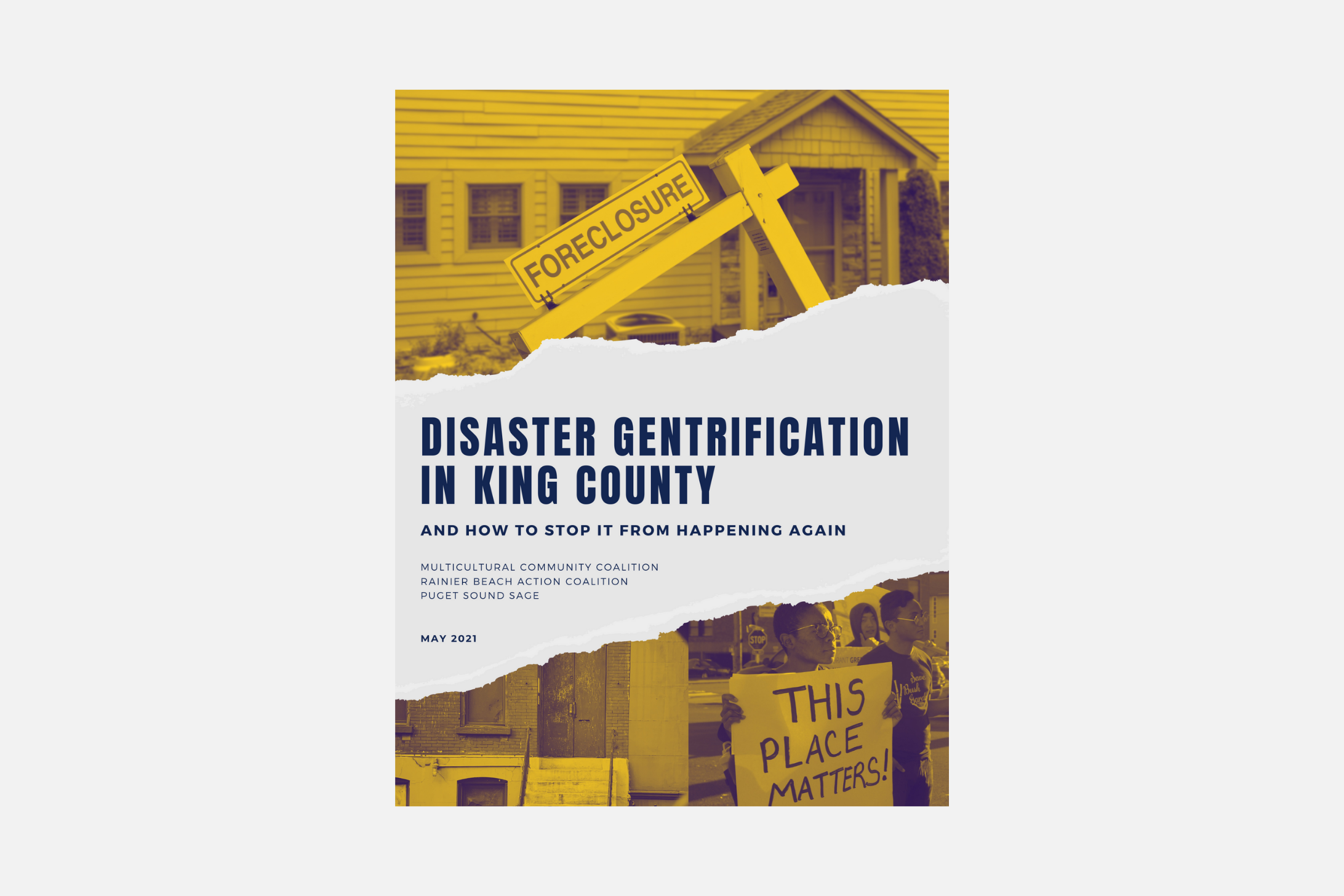 Disaster Gentrification Report cover