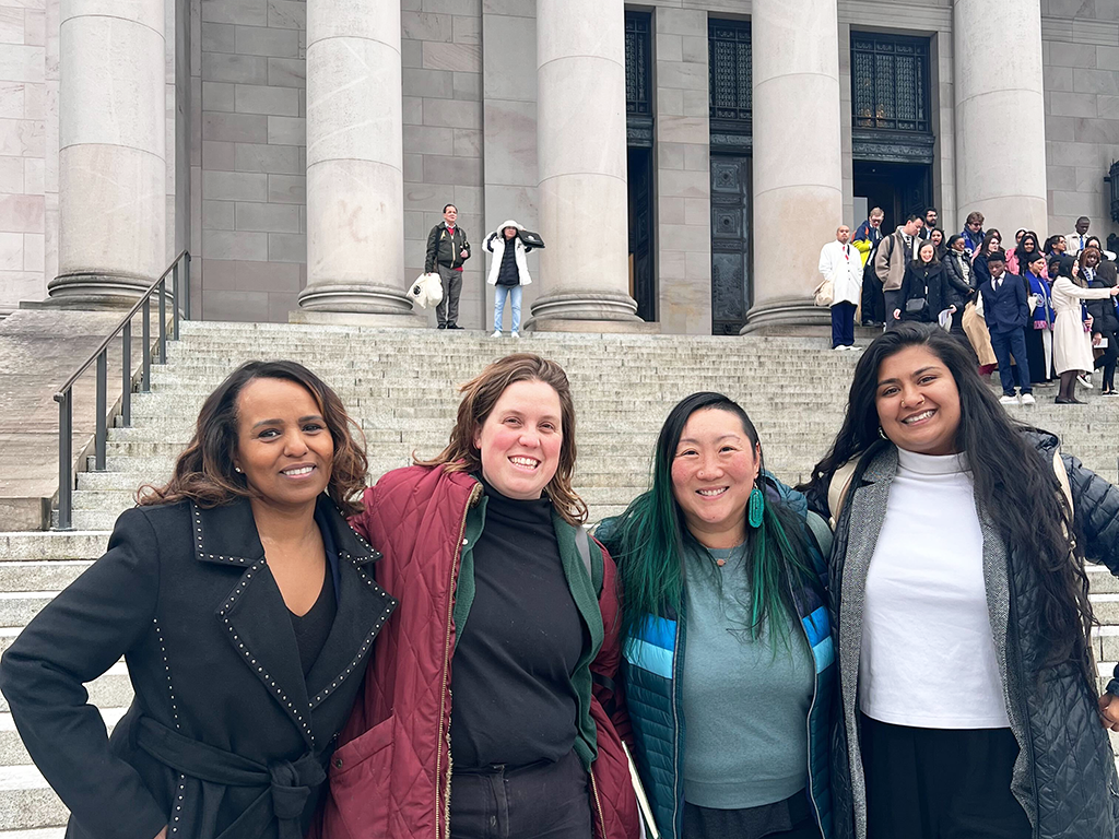 Lobbying for the Equitable Development Initiative and statewide energy assistance in Olympia