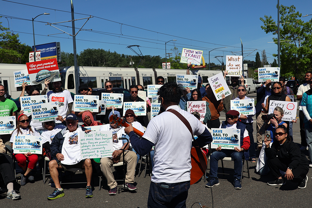 Keep the Promise: Transit Justice Rally for Graham Street Station